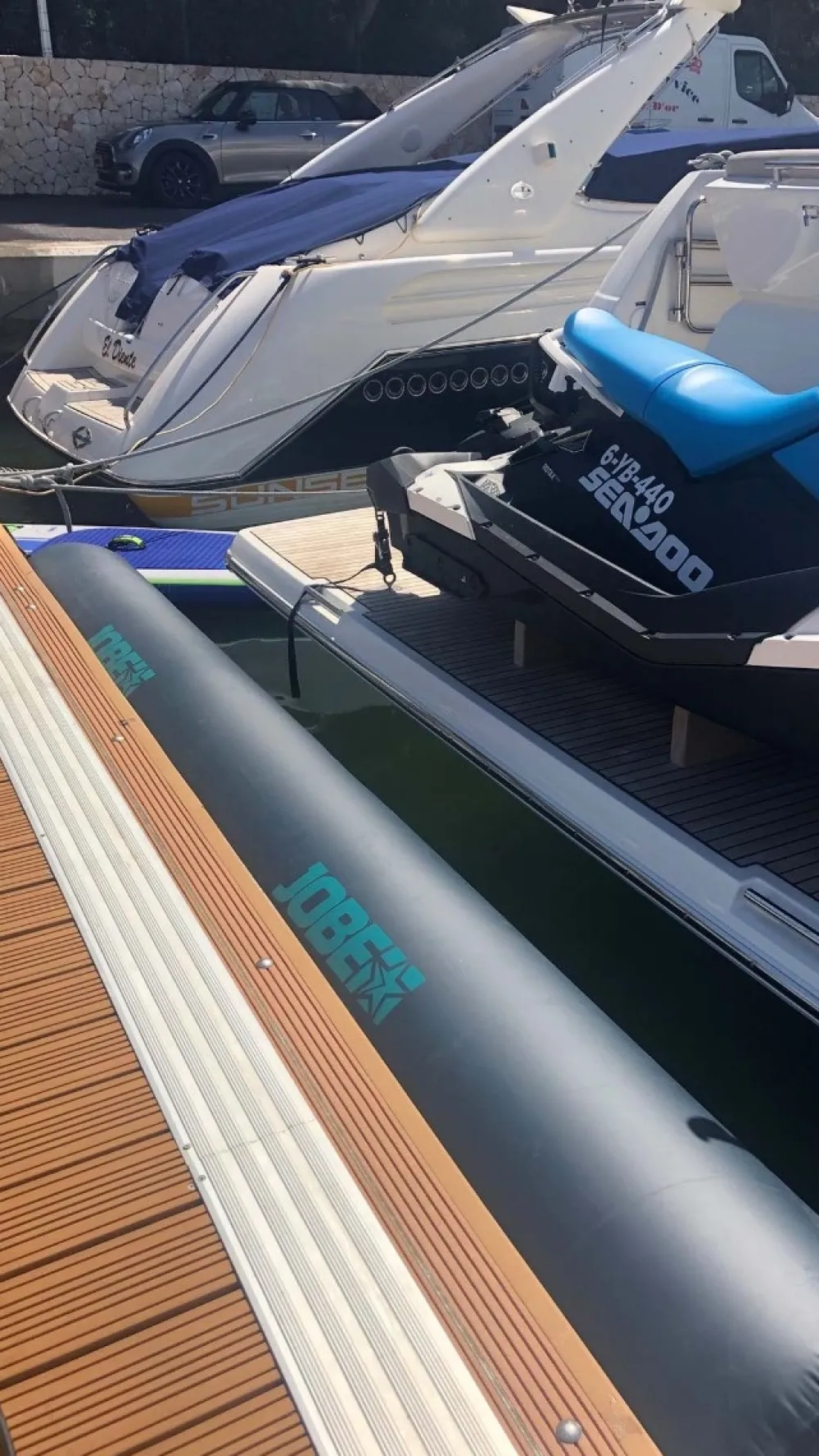 JOBE Plateforme Flottante Gonflable|Equipement Bateaux^Protection de bateau gonflable Infinity 4m
