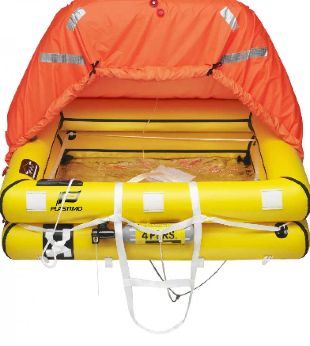 PLASTIMO Radeau de survie Transocean spécial mini 6.50 - hauturier - 4 personnes - Sac