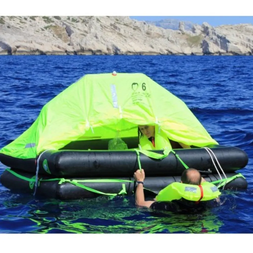 4WATER Radeau de survie - cotier - 4 personnes - Container