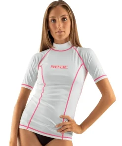 SEAC SUB Rash guard Femme T-sun Short - Blanc