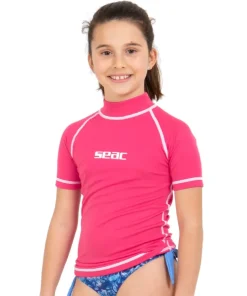 SEAC SUB Rash guard Fille T-sun Short - Rose