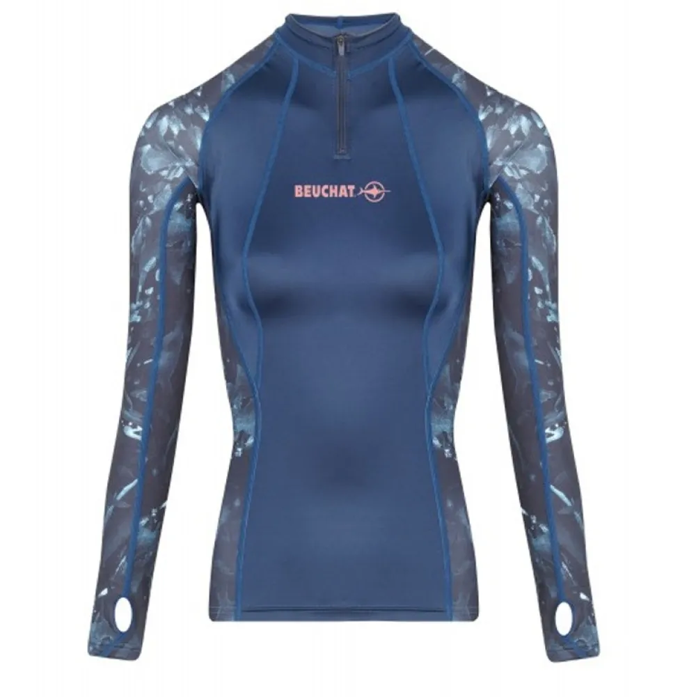 BEUCHAT Rashguard Atoll Seaweed - Femme manches longues
