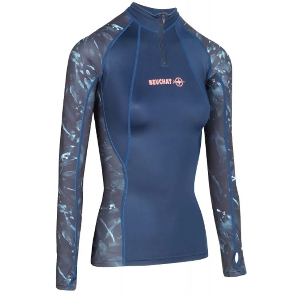 BEUCHAT Rashguard Atoll Seaweed - Femme manches longues