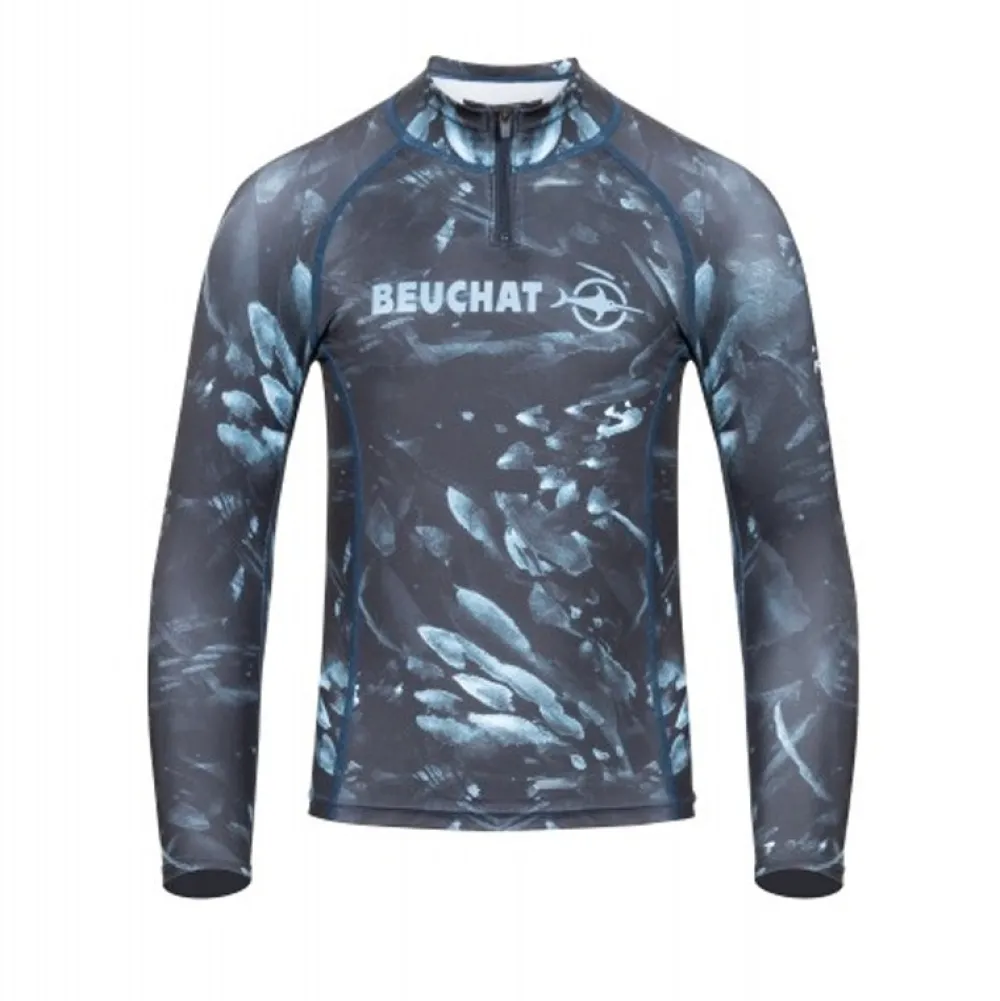 BEUCHAT Lycra & Rash Guard|Lycra / Rashguard^Rashguard lycra enfant Snorkeling Atoll Seaweed Junior