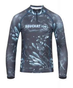 BEUCHAT Lycra & Rash Guard|Lycra / Rashguard^Rashguard lycra enfant Snorkeling Atoll Seaweed Junior
