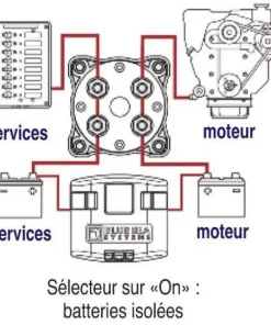 BLUE SEA SYSTEMS Accessoires Chargeur^Relais de charge Blue Sea automatique