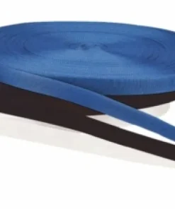 PLASTIMO Sangle, Sandow Et Crochet^Rouleau de sangle bleu 100 mètres / 3 cm