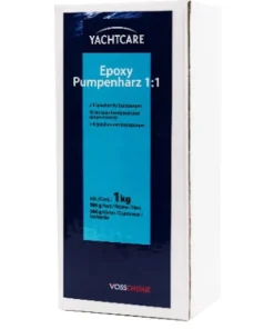YACHTCARE Résine Epoxy^Résine de réparation bi composant Epoxy 1:1 avec fibre avec pompe