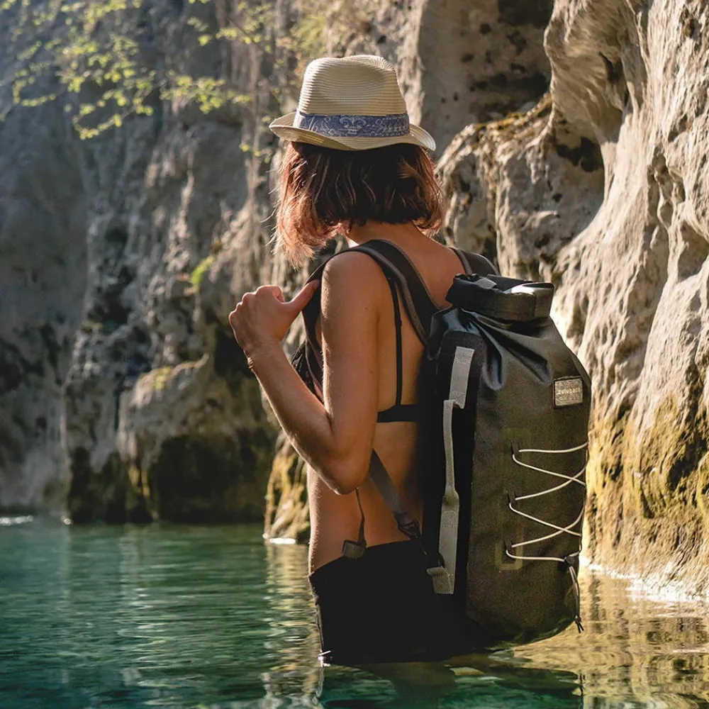 ZULUPACK Sac Étanche^Sac à dos étanche Indy 20L Noir