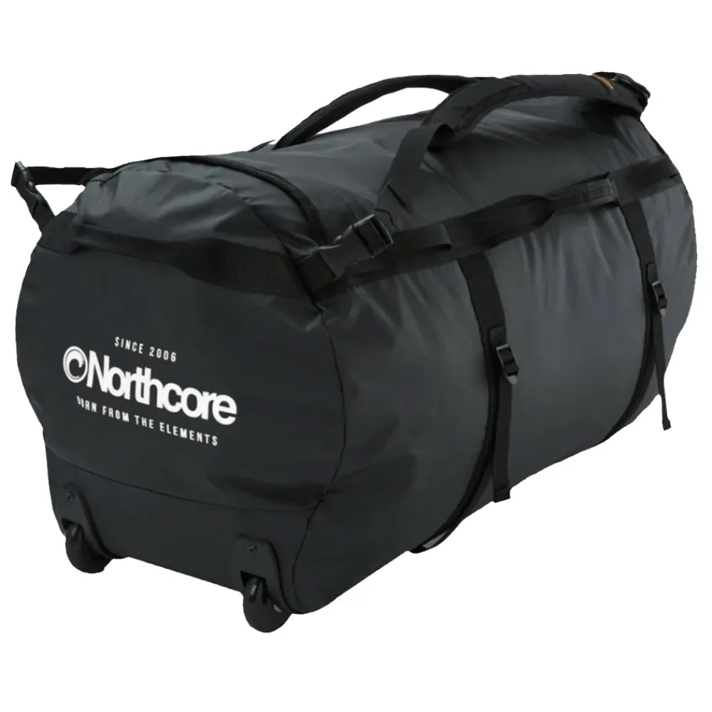 NORTHCORE Sac étanche à roulette Duffle 110L Noir et Blanc