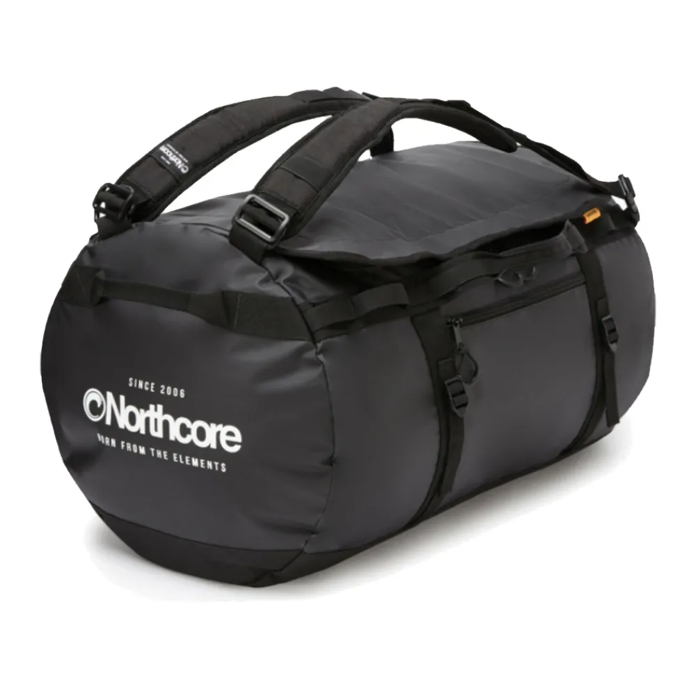 NORTHCORE Sac étanche Duffle 85L Noir et Blanc