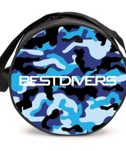 BEST DIVERS Sacoche de détendeur Bleu Camo