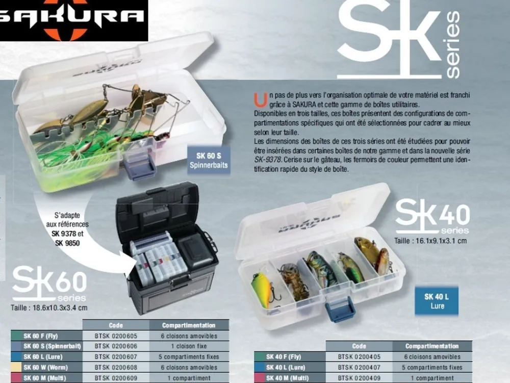SAKURA Boite SK-60 M Clear