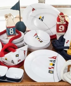 MARINE BUSINESS Saladier + Couverts - Collection Regata - 1 Pièce