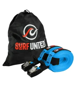 SURF UNITED Transport Et Stockage Canoë-Kayak^Sangle d'arrimage par 2 Bleu 4M X 25MM