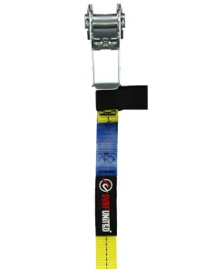 SURF UNITED Transport Et Stockage Canoë-Kayak^Sangles à cliquet par 4 Jaune 5M X 25MM