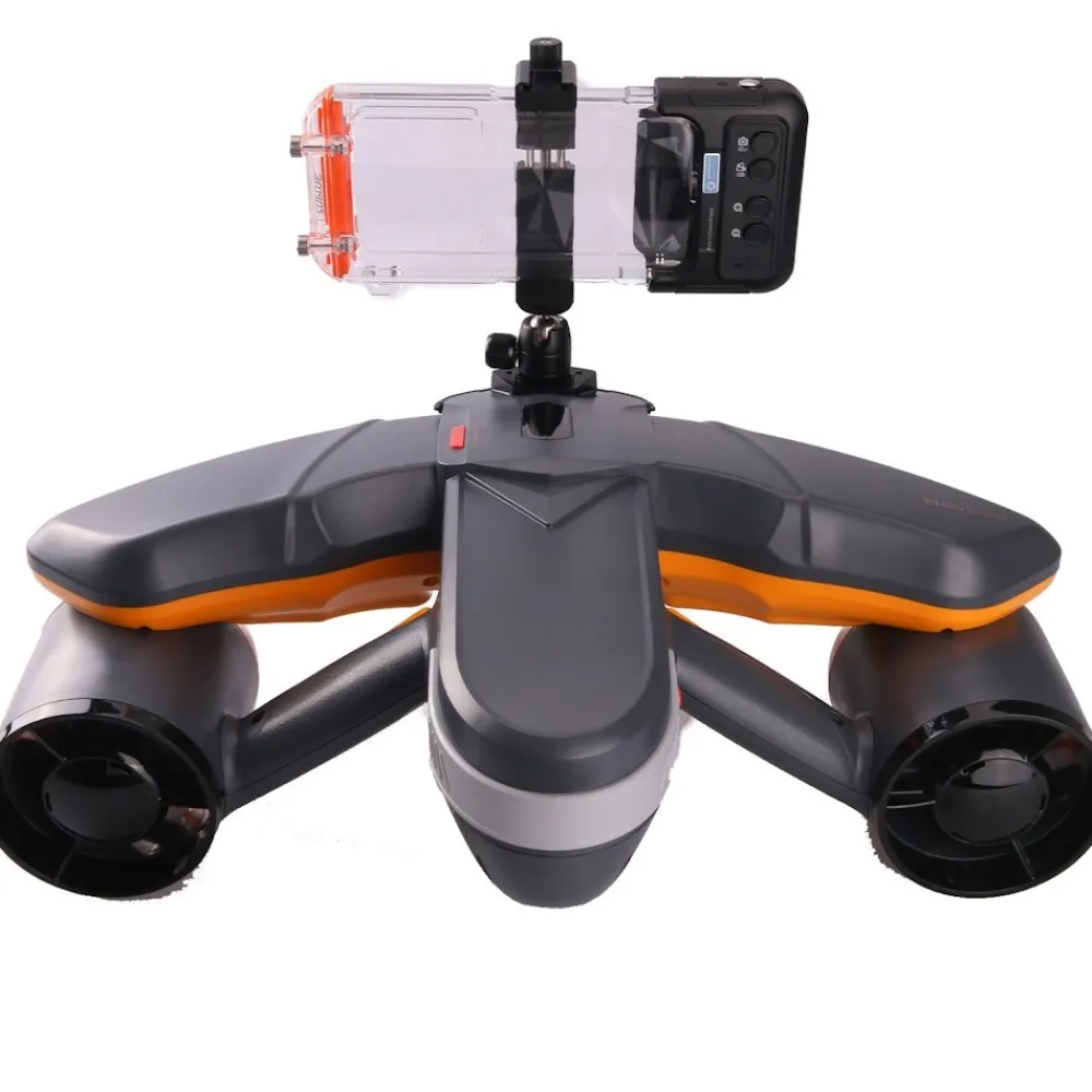 SUBLUE Scooter Sous Marin|Propulseur Sous Marin Plongée^Scooter sous marin Navbow+ Noir et Orange