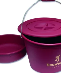 BROWNING Seau à Amorce avec couvercle et Bassine 30L