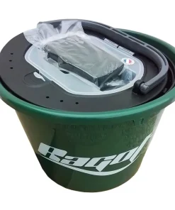 RAGOT Seau à vif rond 13 litres avec vivier + aérateur