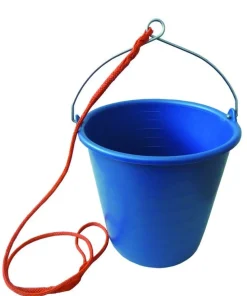 4WATER Assèchement Bateau^Seau 10 litres anse bouton - Avec bout 1.5 m