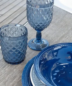 MARINE BUSINESS Vaisselle^Set vaisselle - Collection Harmony Blue - 24 Pièces