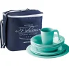 MARINE BUSINESS Vaisselle^Set vaisselle - Collection Harmony Acqua - 16 Pièces