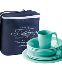 MARINE BUSINESS Vaisselle^Set vaisselle - Collection Harmony Acqua - 16 Pièces
