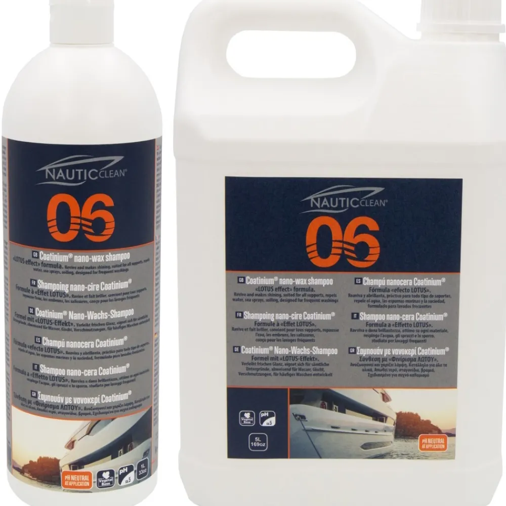 NAUTIC-CLEAN Nettoyage Bateau^Shampoing Nautic Clean Nano Cire - 06