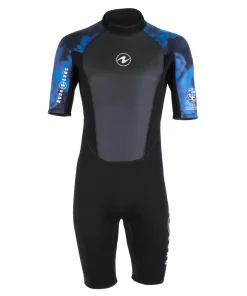 AQUALUNG Shorty HydroFlex - Noir/Bleu - 3mm
