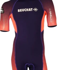 BEUCHAT Triathlon^Shorty By Watts - 3 mm - Homme - Violet/Rose