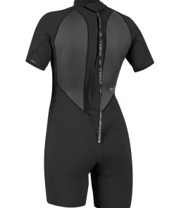 O'NEILL Shorty^Shorty femme manches courtes Reactor 2 mm back zip Noir
