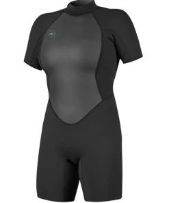 O'NEILL Shorty^Shorty femme manches courtes Reactor 2 mm back zip Noir