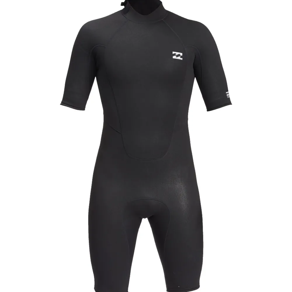 BILLABONG Shorty homme Intruder back zip 2 mm - Noir
