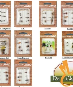 JMC & MOUCHES DE CHARETTE Sélection Mouches JMC Nymphes Tungstène| Mouches Montées