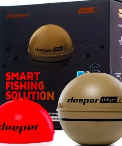 DEEPER Echosondeur|Echosondeur Float Tube^Sondeur CHIRP+ V2 avec support téléphone
