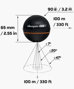 DEEPER Sondeur PRO+ V2 Sondeur avec support téléphone