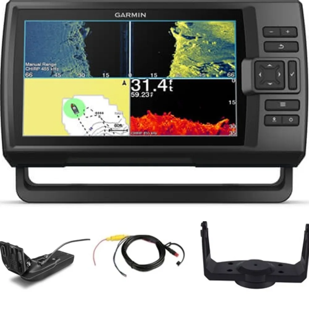 GARMIN Echosondeur|Echosondeur Float Tube^Sondeur Striker Vivid 9SV + sonde 77/200/455/800 KHz