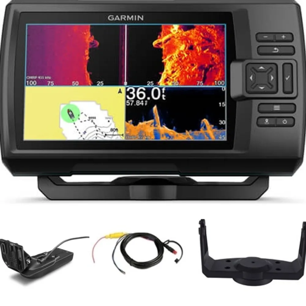 GARMIN Sondeur Striker Vivid 7SV + sonde 77/200/455/800 KHz