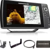 HUMMINBIRD Sondeur GPS Hélix 10 G4N CHIRP MEGA DI + Sonde 140/240/1075/1150 KHz