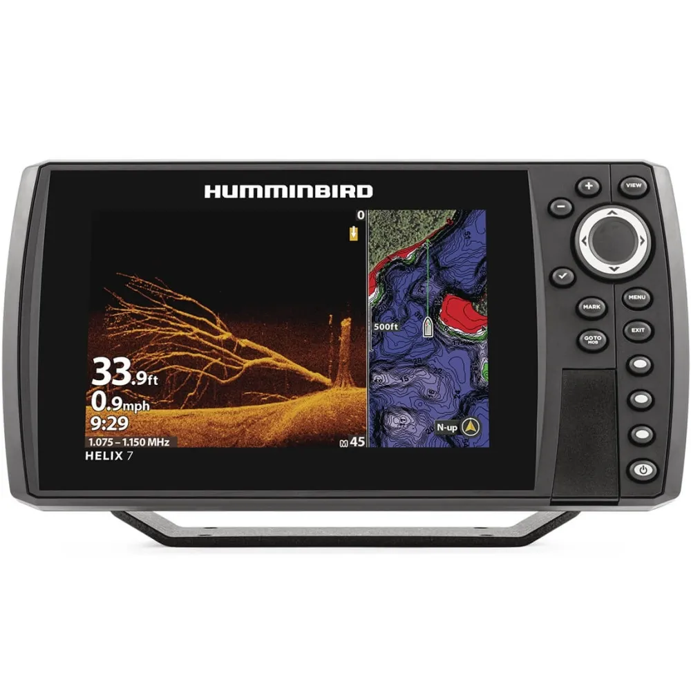 HUMMINBIRD Gps Marin|Sondeur Gps^Sondeur GPS Hélix 7 G4N CHIRP MEGA DI + Sonde 140/240/455/800/1200 KHz