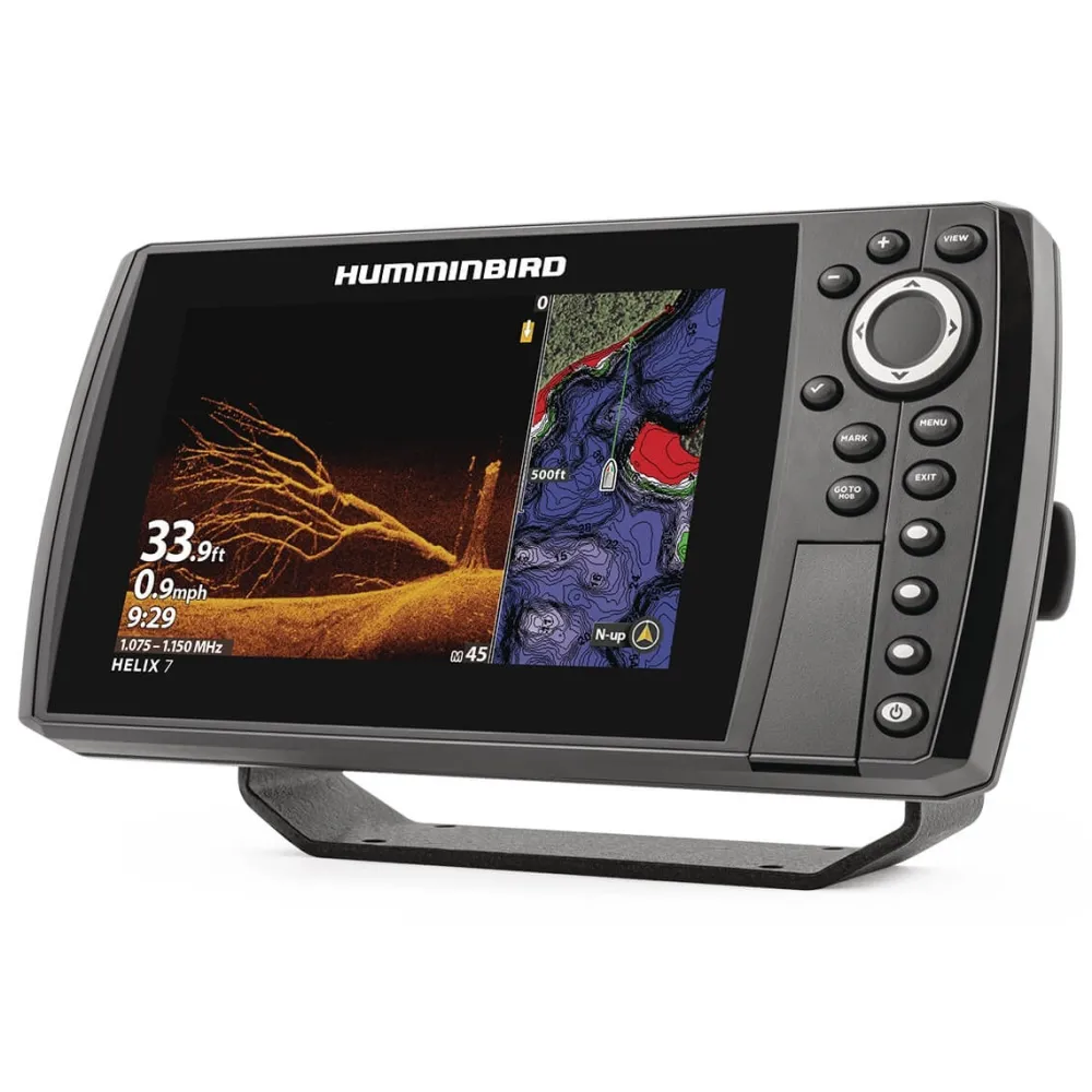HUMMINBIRD Gps Marin|Sondeur Gps^Sondeur GPS Hélix 7 G4N CHIRP MEGA DI + Sonde 140/240/455/800/1200 KHz