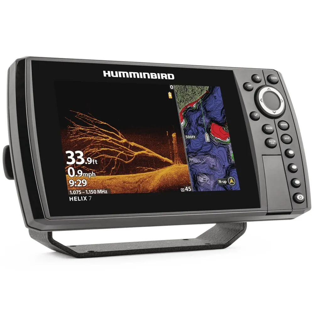 HUMMINBIRD Gps Marin|Sondeur Gps^Sondeur GPS Hélix 7 G4N CHIRP MEGA DI + Sonde 140/240/455/800/1200 KHz