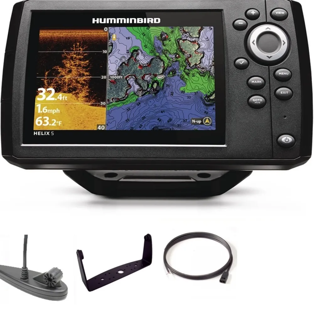 HUMMINBIRD Sondeur GPS Hélix 5 G3 CHIRP DI + Sonde 140/200/455 KHz