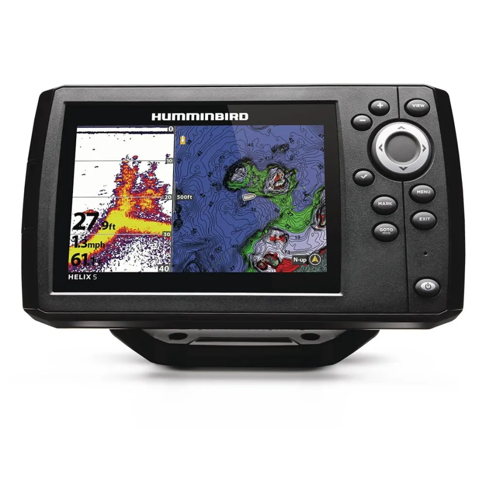 HUMMINBIRD Gps Marin|Sondeur Gps^Sondeur GPS Hélix 5 G3 CHIRP DS 2D + Sonde 140/240 KHz