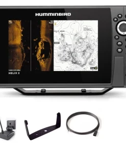 HUMMINBIRD Sondeur GPS Hélix 8 G4N CHIRP MEGA SI + Sonde 140/240/1075/1200 KHz