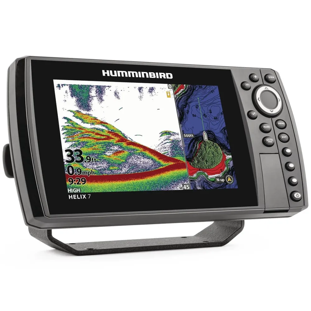 HUMMINBIRD Sondeur GPS Hélix 7 G4N CHIRP XD 2D + Sonde 50/200 KHz