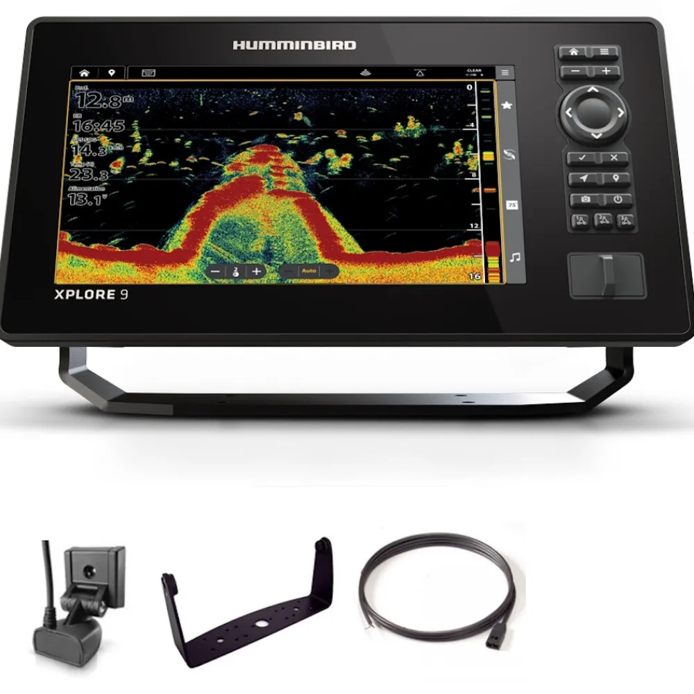 HUMMINBIRD Sondeur GPS Xplore 9 CHIRP XD + Sonde 50/200 KHz