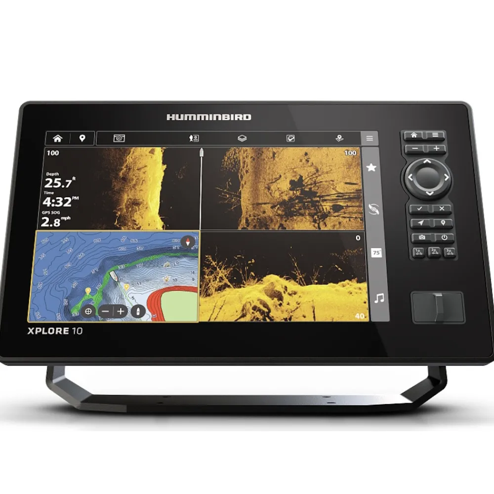 HUMMINBIRD Gps Marin|Sondeur Gps^Sondeur GPS Xplore 10 CHIRP MEGA SI + Sonde 140/240/455/800/1200 KHz