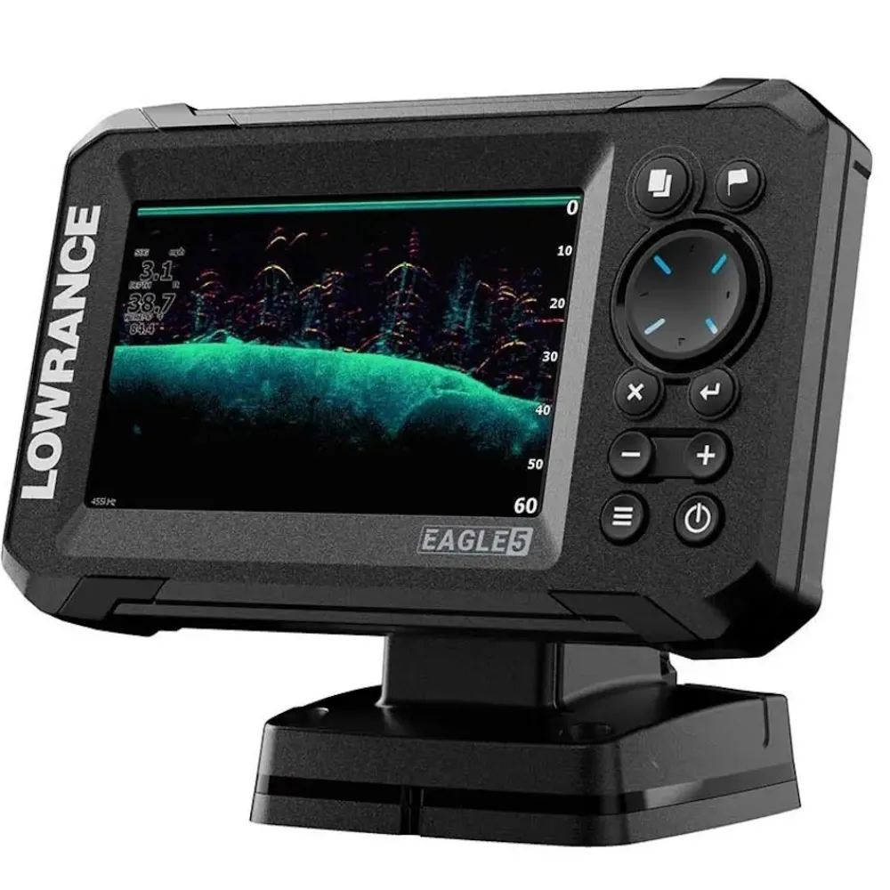 LOWRANCE Sondeur GPS Eagle 5 CHIRP HDI + Sonde 83/200/455/800 KHz