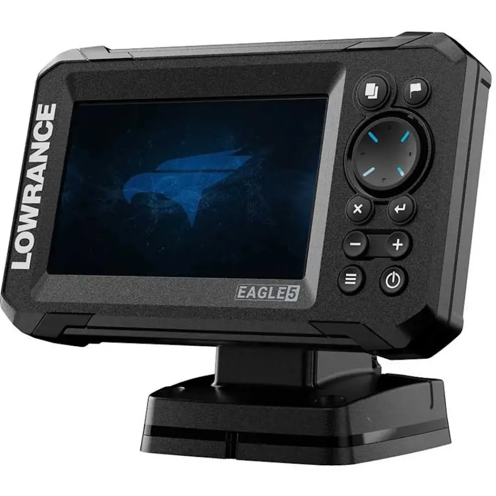 LOWRANCE Sondeur GPS Eagle 5 CHIRP HDI + Sonde 83/200/455/800 KHz